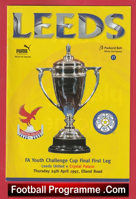 Leeds United v Crystal Palace 1997 - Youth Cup Final First Leg - Image 2