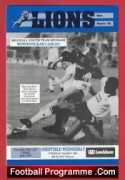 Millwall v Sheffield Wednesday 1991 – Youth Cup Final 2nd Leg