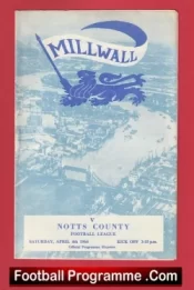 Millwall v Notts County 1964