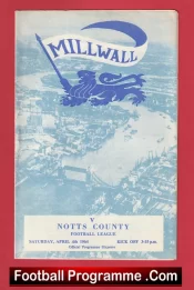 Millwall v Notts County 1964