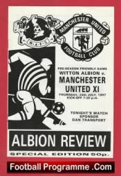 Witton Albion v Manchester United 1997 – Pre Season Friendly