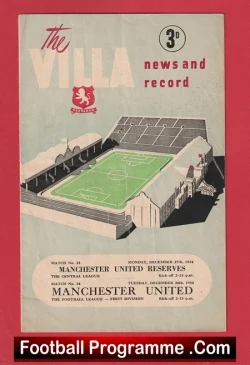  Blackpool v Manchester United 1955 - Man Utd Football Programme .COM Football Programmes Memorabilia