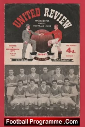 Manchester United v Birmingham City 1956 – Rare First Issue Voucher Token