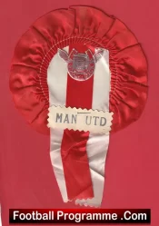 Manchester United Football Rosette 1960’s Man Utd