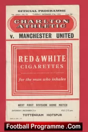 Charlton Athletic v Manchester United 1955 – Man Utd