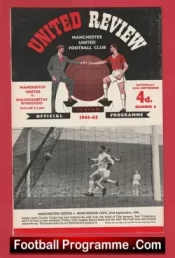 Manchester United v Wolves 1961 – Man Utd 1960’s