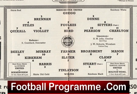 Manchester United v Wolves 1961 - Man Utd 1960's - Image 3