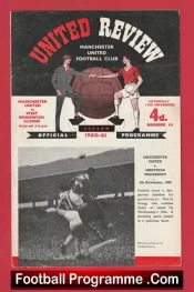 Manchester United v WBA 1960 – Man United