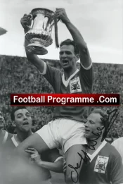 Manchester United Jeff Whitefoot Autograph Signed Picture Man Utd 1959