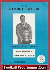 George Taylor Testimonial Benefit Bolton Wanderers + George Best