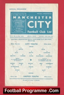  Manchester City v Manchester United 1957 - Man City v Man Utd 57 Football Programme .COM Football Programmes Memorabilia