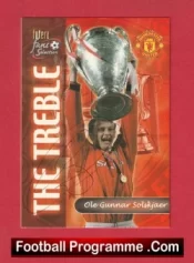Manchester United Ole Gunnar Solskjaer Autographed Signed Football Card Man Utd