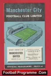 Manchester City v Manchester United 1957 – Man City v Man Utd 57