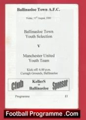 Ballinasloe Town v Manchester United 2000 – Youth Match Curragh