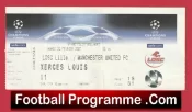 Lille v Manchester United 2007 – Match Ticket France