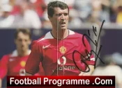 Manchester United Roy Keane Small Square DVD Card 2005 – Boxed + Signed