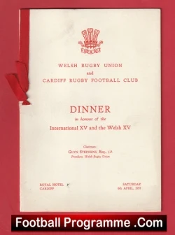  Cardiff Rugby v Bath 1924 - 1920's Antique Rugby Programme Football Programme .COM Football Programmes Memorabilia