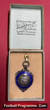 Wigan Sunday Schoolboys League Football Silver Medal + Box 1938 – 1939