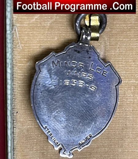Wigan Sunday Schoolboys League Football Silver Medal + Box 1938 - 1939 - Image 8