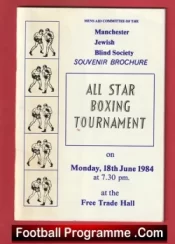 Manchester Jewish Blind Society Boxing Tournament Free Trade Hall