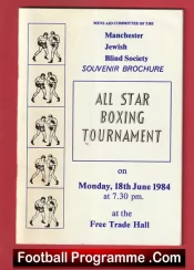 Manchester Jewish Blind Society Boxing Tournament Free Trade Hall