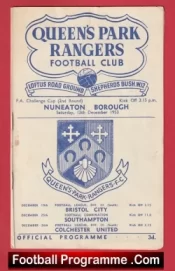 Queens Park Rangers v Nuneaton Borough 1953 – QPR