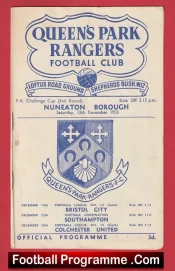 Queens Park Rangers v Nuneaton Borough 1953 – QPR