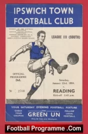 Ipswich Town v Reading 1954 – 1950s