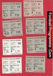 Speedway Racing Old Tickets Collection – Belle Vue