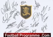 Livingston Football Club Multi Autograph Signed Sheet