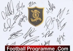  Partick Thistle Football Club Multi Autograph Signed Sheet Football Programme .COM Football Programmes Memorabilia