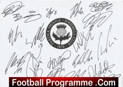  Queens Park Football Club Multi Autograph Signed Sheet Football Programme .COM Football Programmes Memorabilia