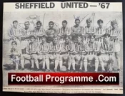 Sheffield United Football Club Multi Autographed Signed Team Picture 1967