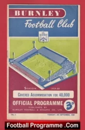 Burnley v Preston 1959 – Champions