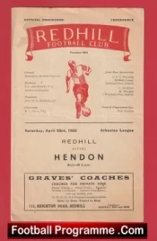 Redhill v Hendon 1955 – 1950s