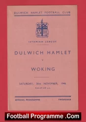 Dulwich Hamlet v Woking 1946 – 1940s