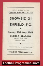 Enfield v Showbiz XI 1968 – Charity Match + Jimmy Tarbuck