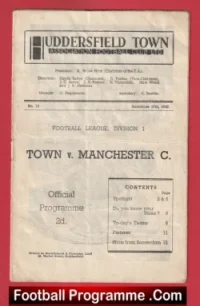 Huddersfield Town v Manchester City 1947 – 1940s