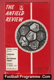 Liverpool v Nottingham Forest 1971 – Kevin Keegan League Debut
