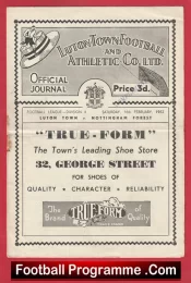 Luton Town v Nottingham Forest 1952