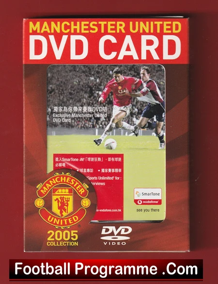 Manchester United Cristiano Ronaldo Small Square DVD Card 2005 - Boxed + Signed - Image 4
