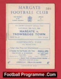 Margate v Trowbridge Town 1963 – Hartsdown Park