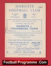 Margate v Trowbridge Town 1963 – Hartsdown Park