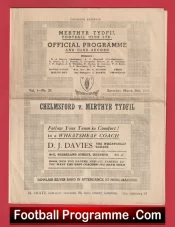 Merthyr Tydfil v Chelmsford 1947 – 1940s
