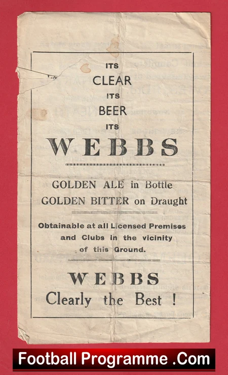 Newbridge Rugby v Bridgend 1946 - 1940s Rugby Programme - Image 5
