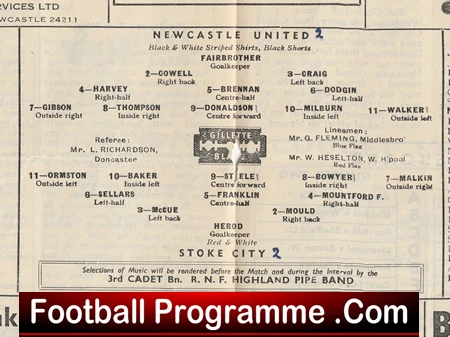 Newcastle United v Stoke City 1948 - 1940s - Image 3