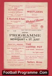 Newquay v St Just 1959