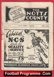Notts County v Reading 1949 – 1940s