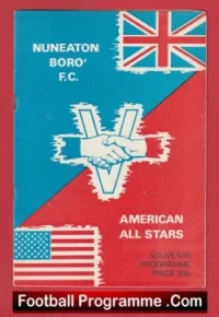 Nuneaton Borough v America All Stars 1970s – USA Soccer Floodlights