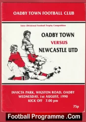 Oadby Town v Newcastle United 1990 – Invicta Park